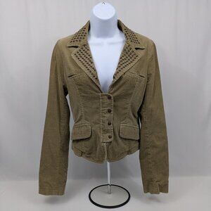 Sisley Studded Grunge Jacket - NWOT